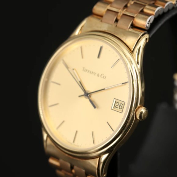 Tiffany & Co Gold Plated Wristwatch with Date main image 7